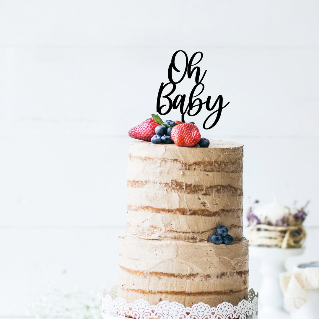 Oh Baby Cake Topper