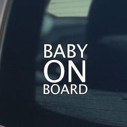 Baby on Board Car Sticker