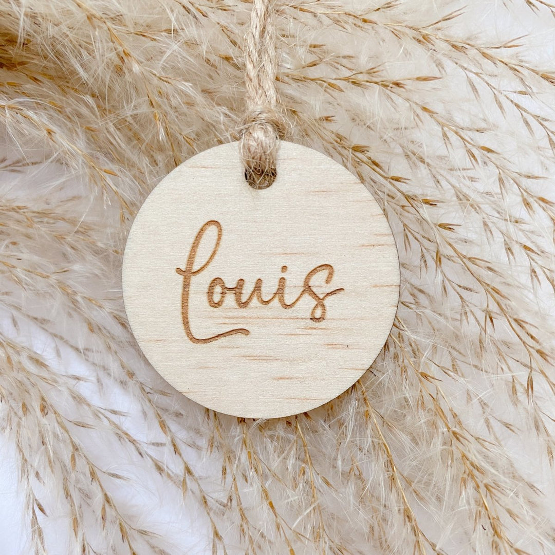 Personalised Circle Gift Tag
