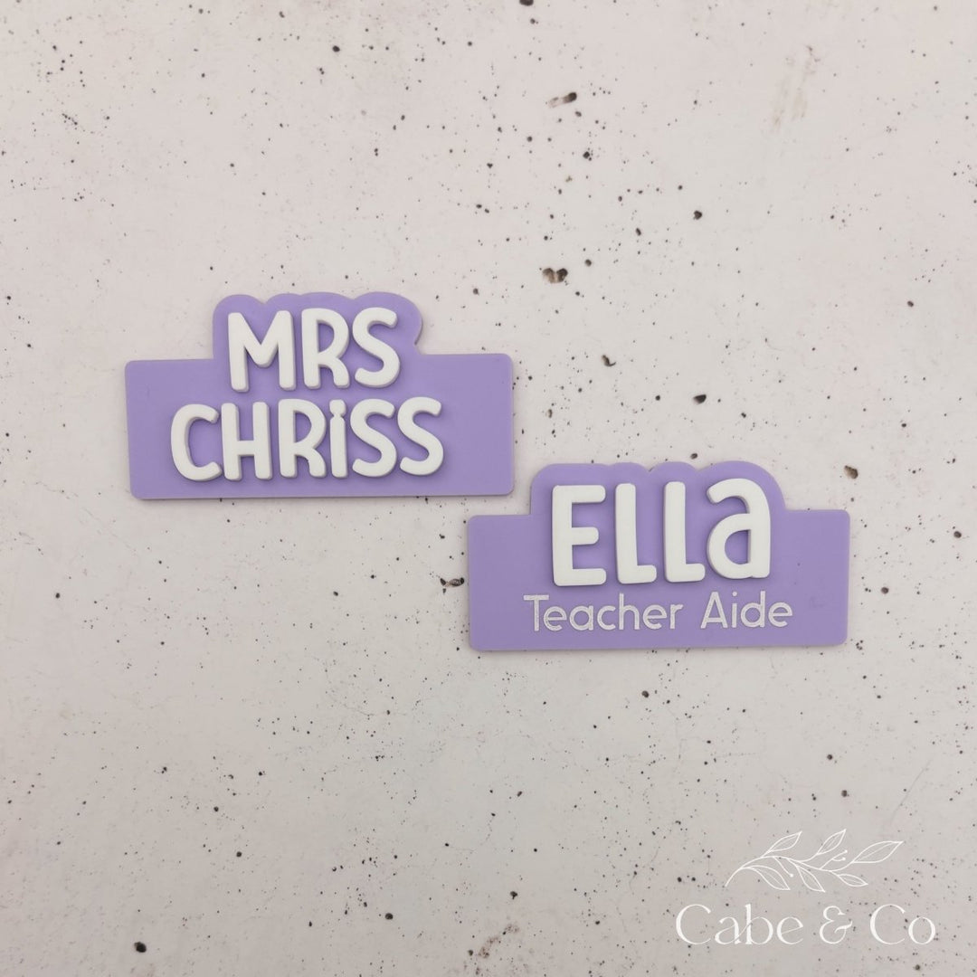 3D Personalised Name Badge