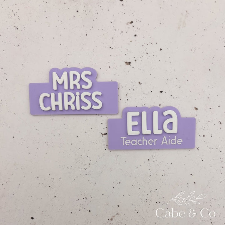 3D Personalised Name Badge