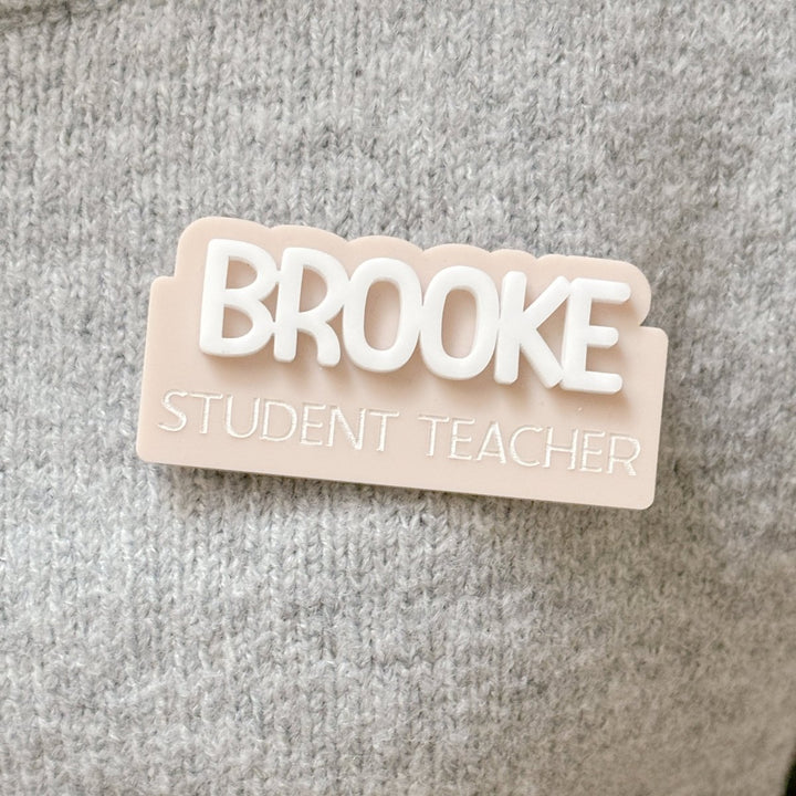 3D Personalised Name Badge