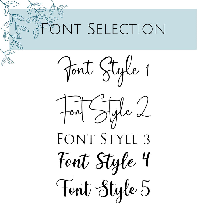 Personalised Circle Gift Tag