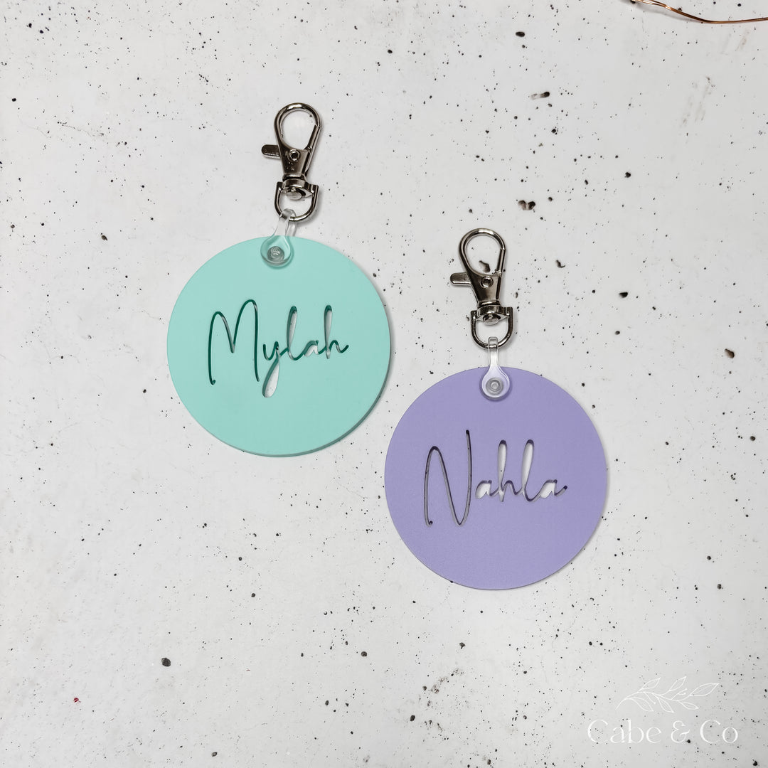 Personalised Acrylic Keyring