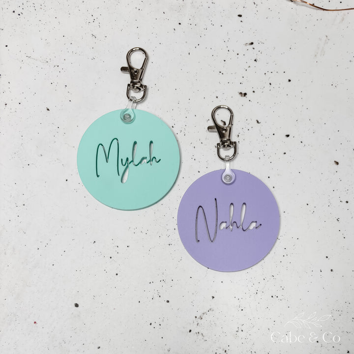 Personalised Acrylic Keyring