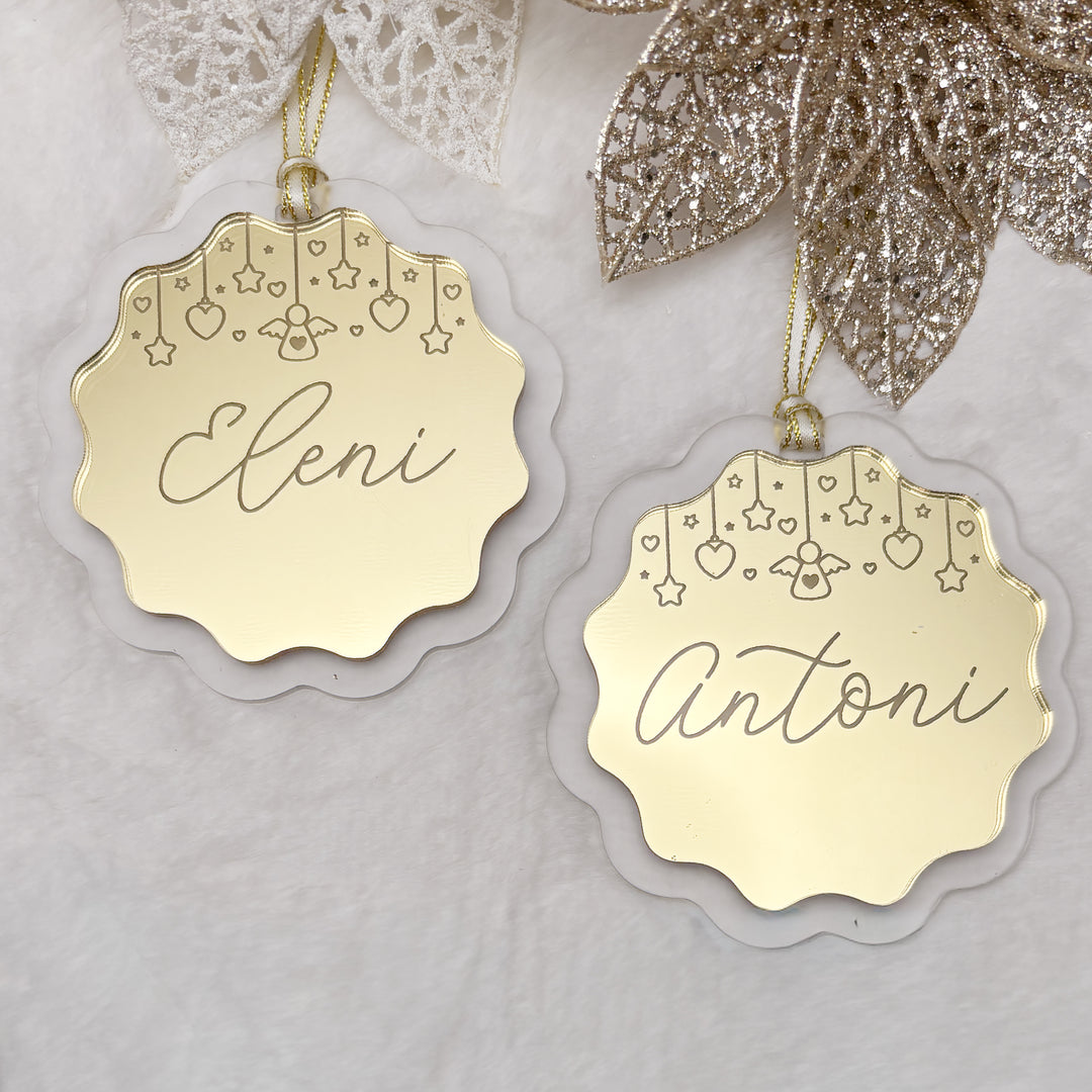 Custom Christmas Keepsake Ornament, perfect for all the family and something to keep and be used every Christmas.