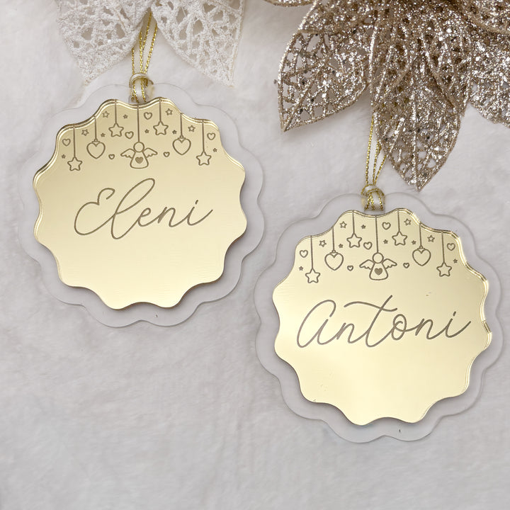 Custom Christmas Keepsake Ornament, perfect for all the family and something to keep and be used every Christmas.