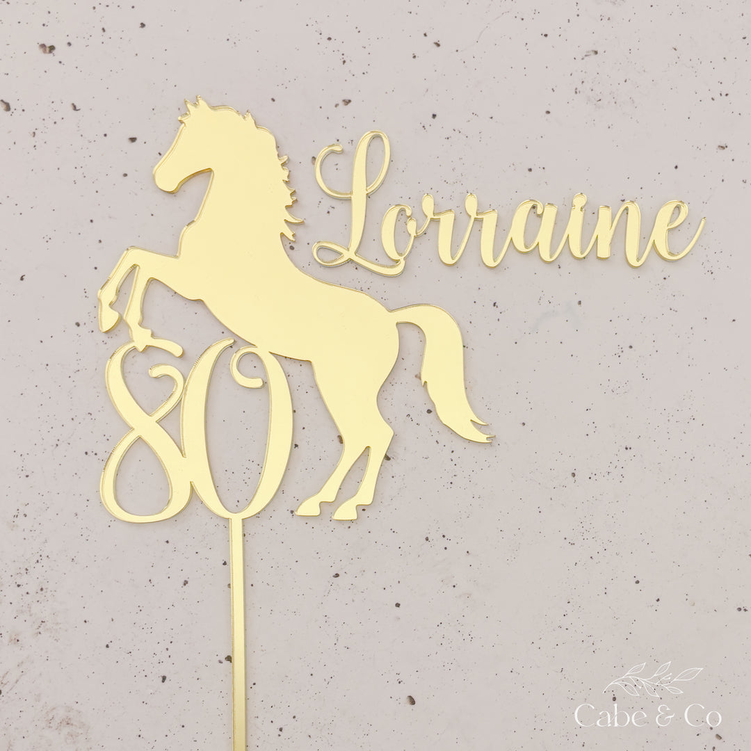 Horse Cake Topper