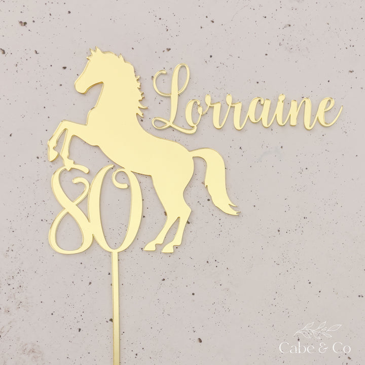 Horse Cake Topper
