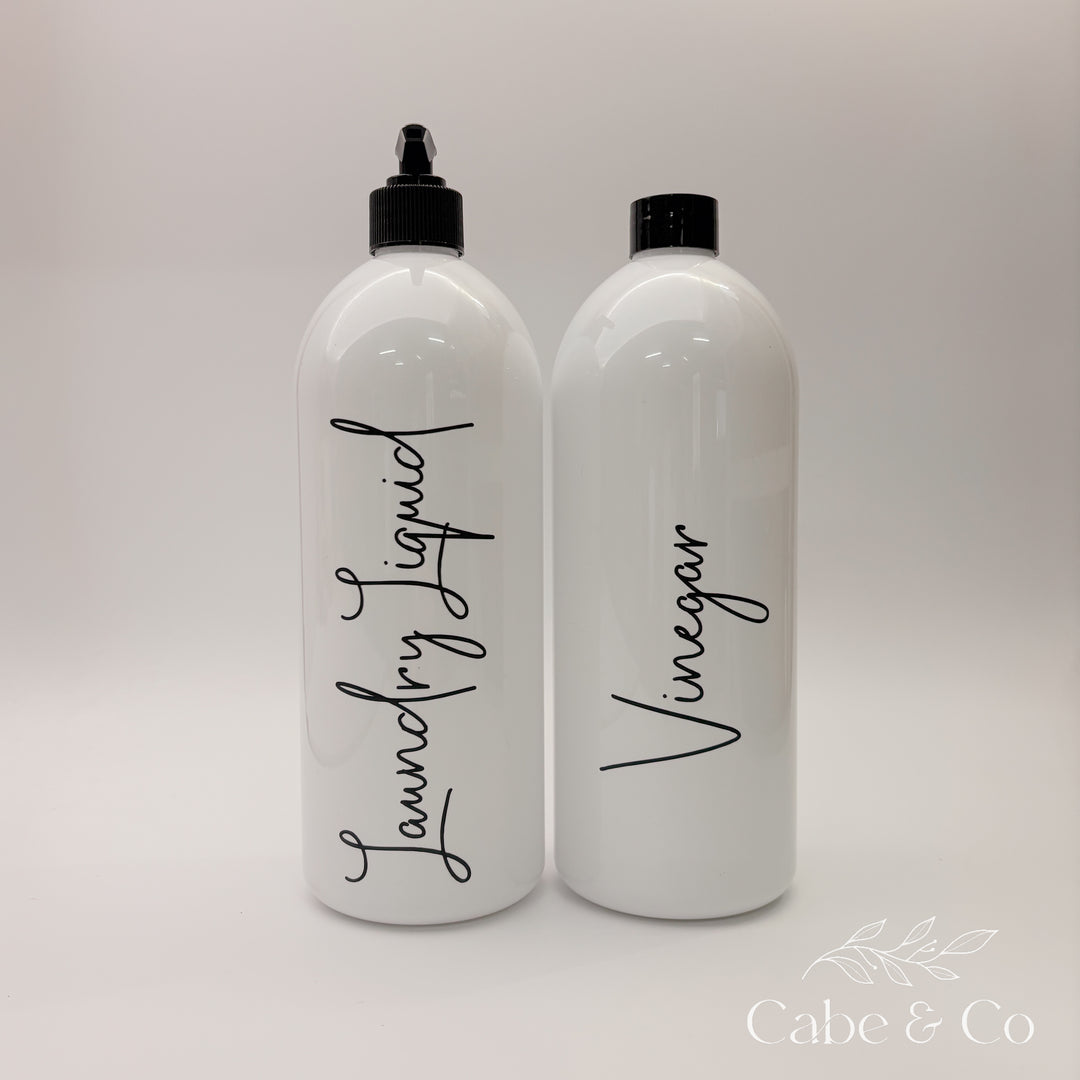 1 Litre Laundry Bottles