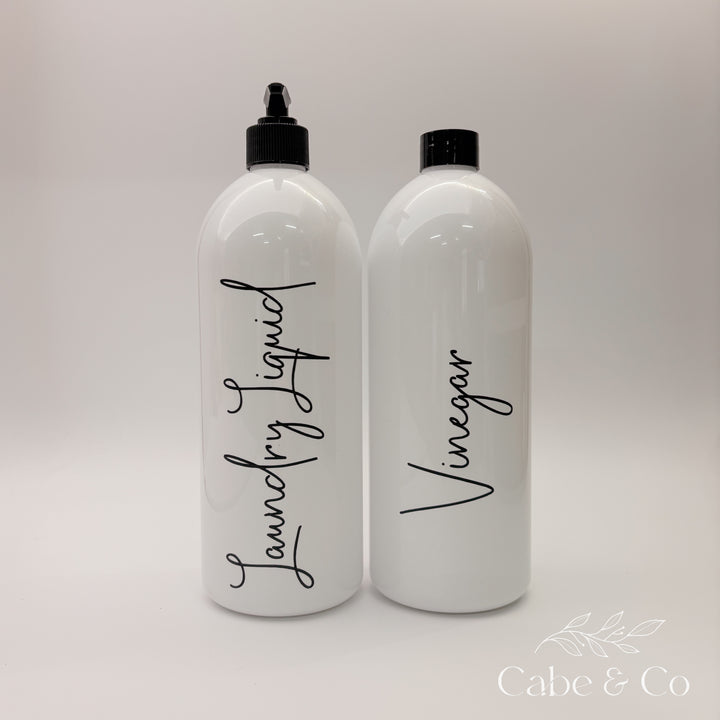 1 Litre Laundry Bottles