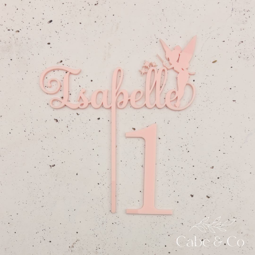 Fairy Cake Topper &amp; Age Charm