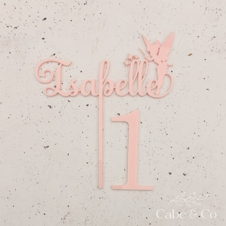 Fairy Cake Topper &amp; Age Charm