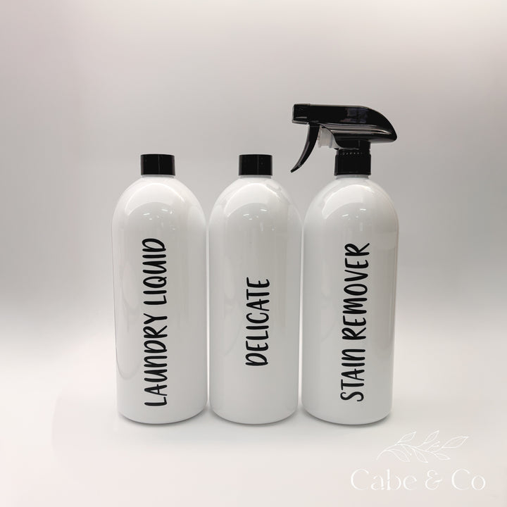 1 Litre Laundry Bottles