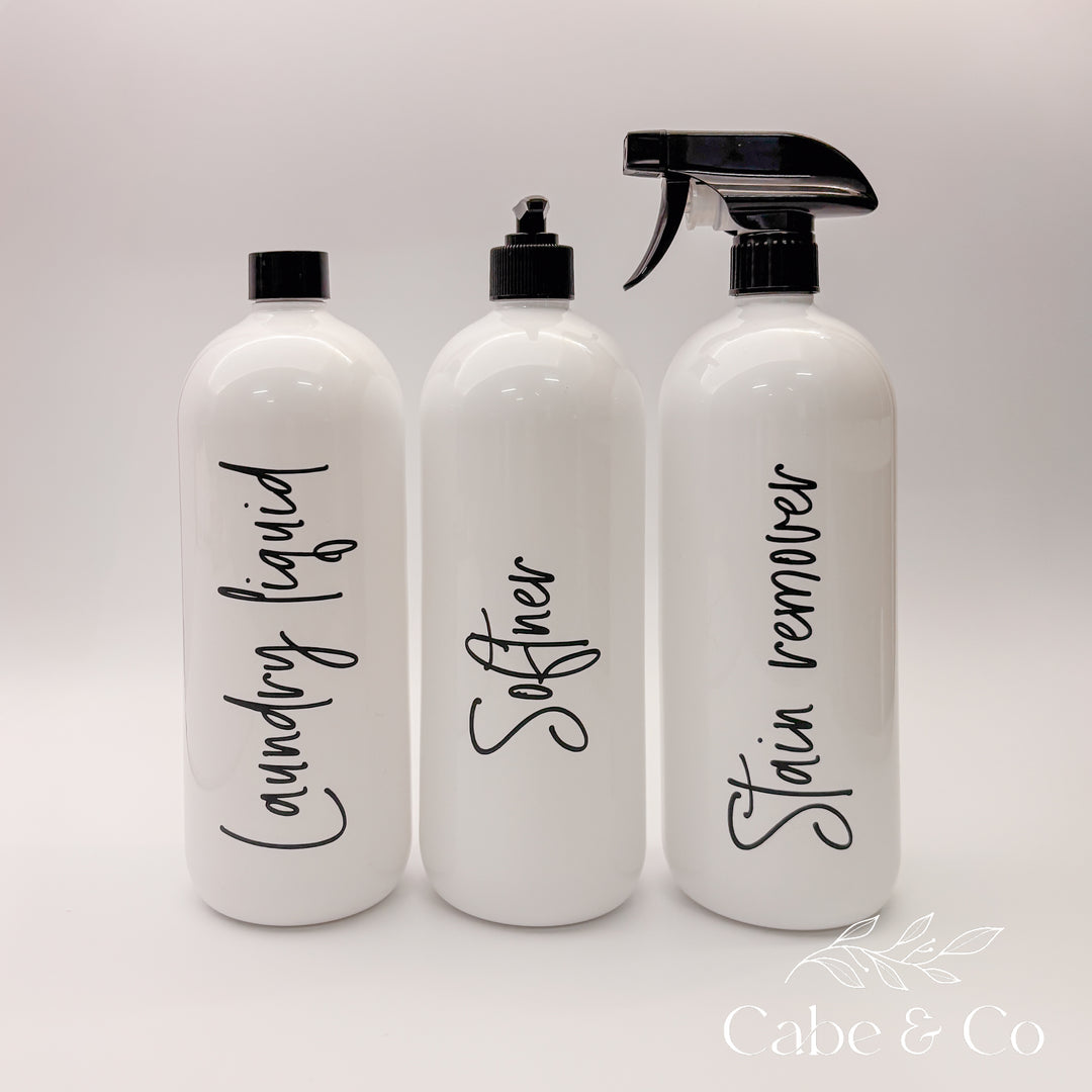 1 Litre Laundry Bottles