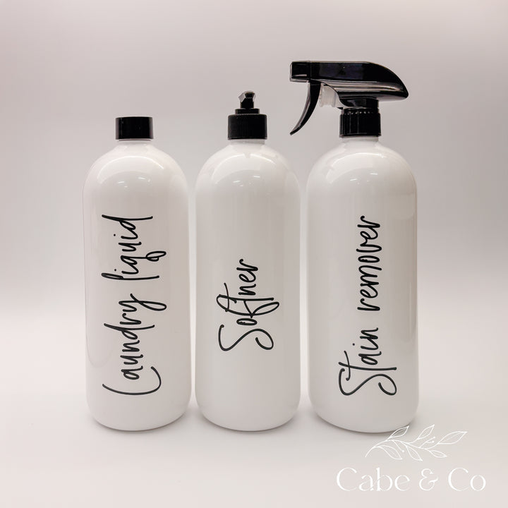 1 Litre Laundry Bottles