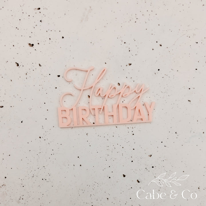 Happy Birthday Cake Charm