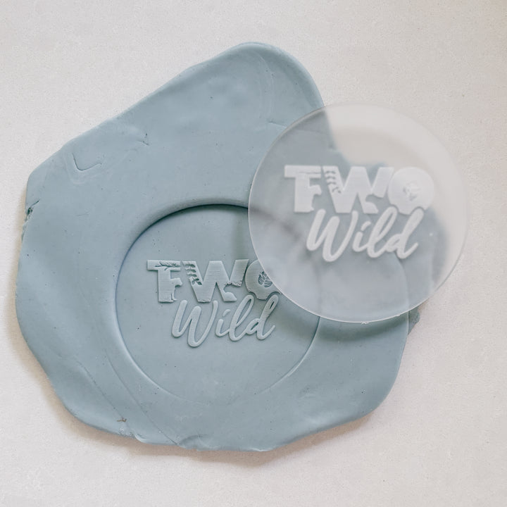 Two Wild Acrylic Debosser Stamp