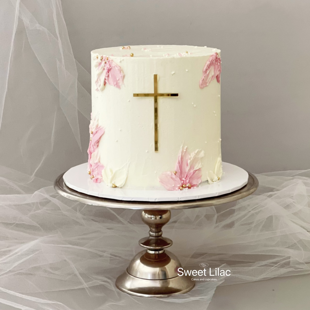 Religious Cross Cake Charm