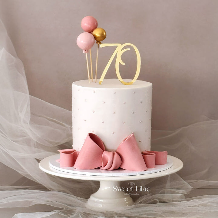 Custom Age Cake Topper