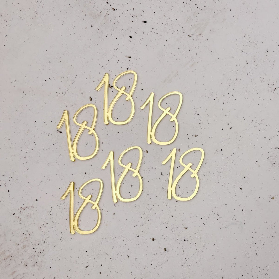 Age Cupcake Charms