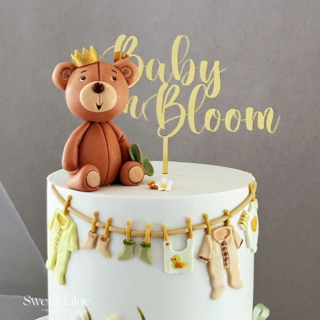 Baby in Bloom Cake Topper
