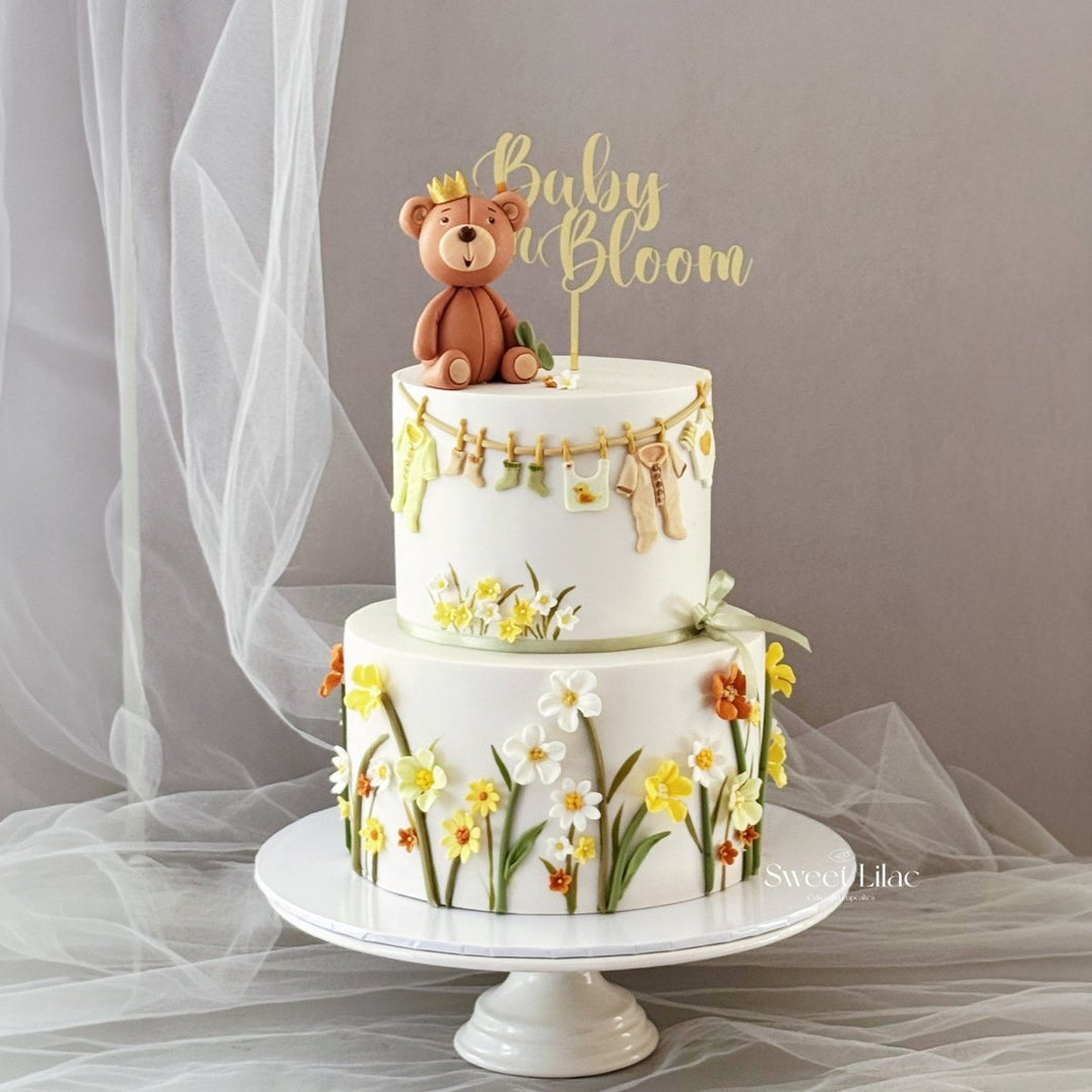 Baby in Bloom Cake Topper