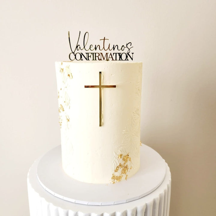 Baptism Cake Topper