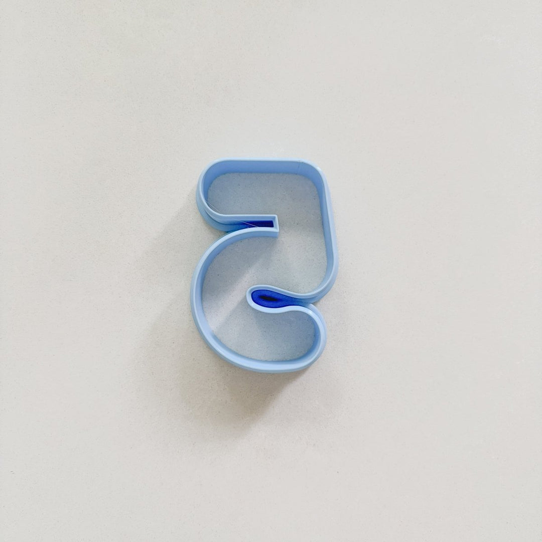 Bubble Number Cookie Cutter