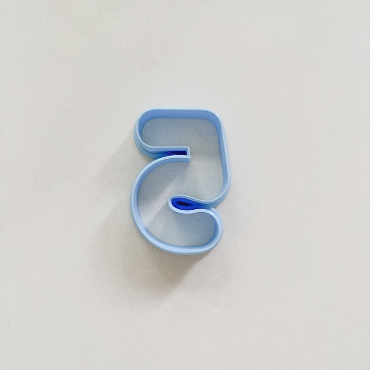 Bubble Number Cookie Cutter