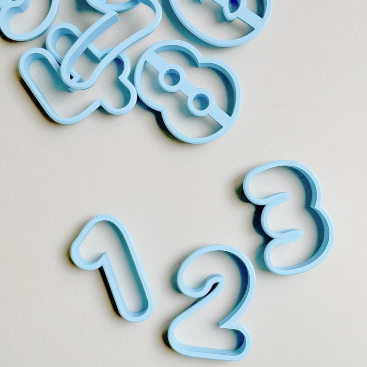 Bubble Number Cookie Cutter