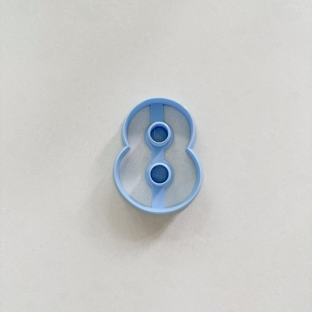 Bubble Number Cookie Cutter