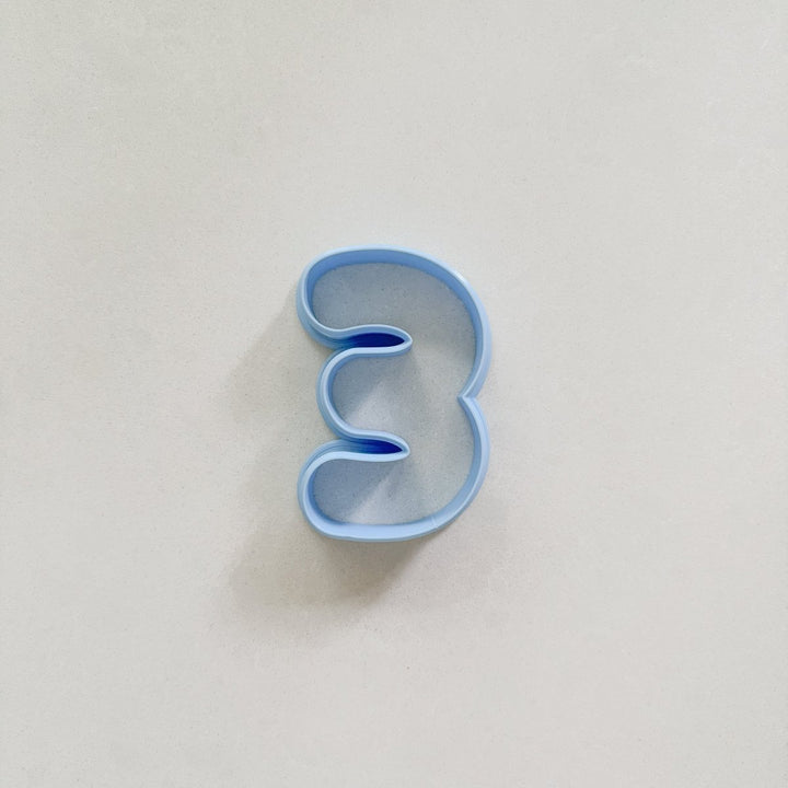 Bubble Number Cookie Cutter