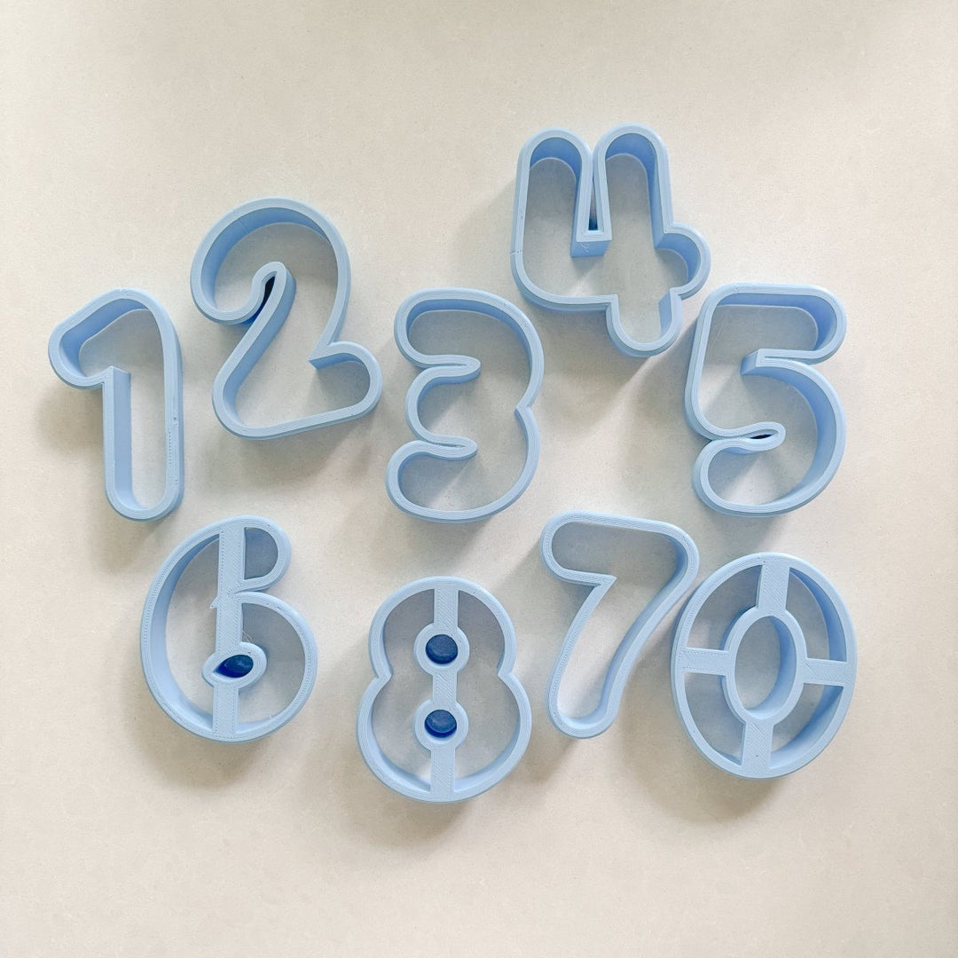 Bubble Number Cookie Cutter