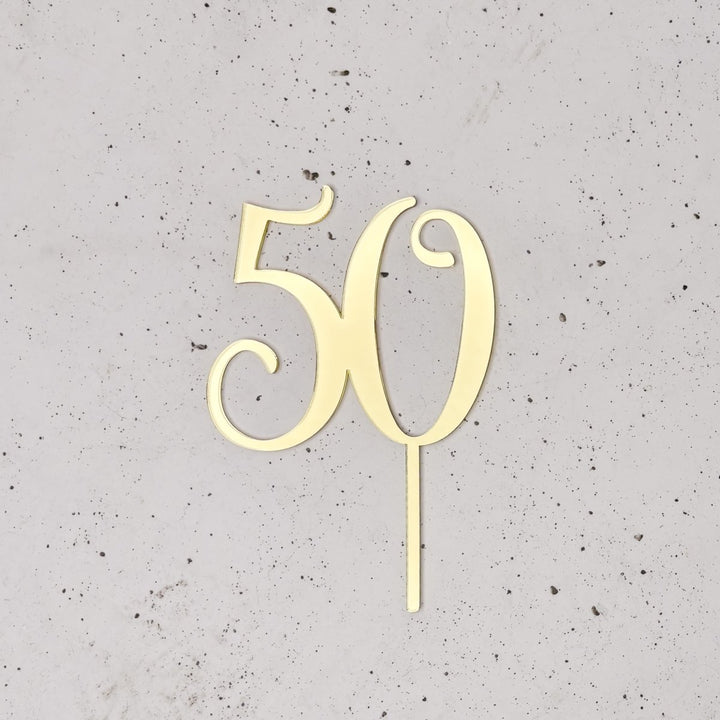 Custom Age Cake Topper