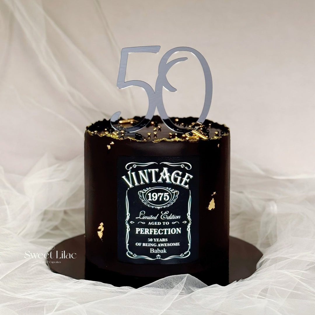Custom Age Cake Topper
