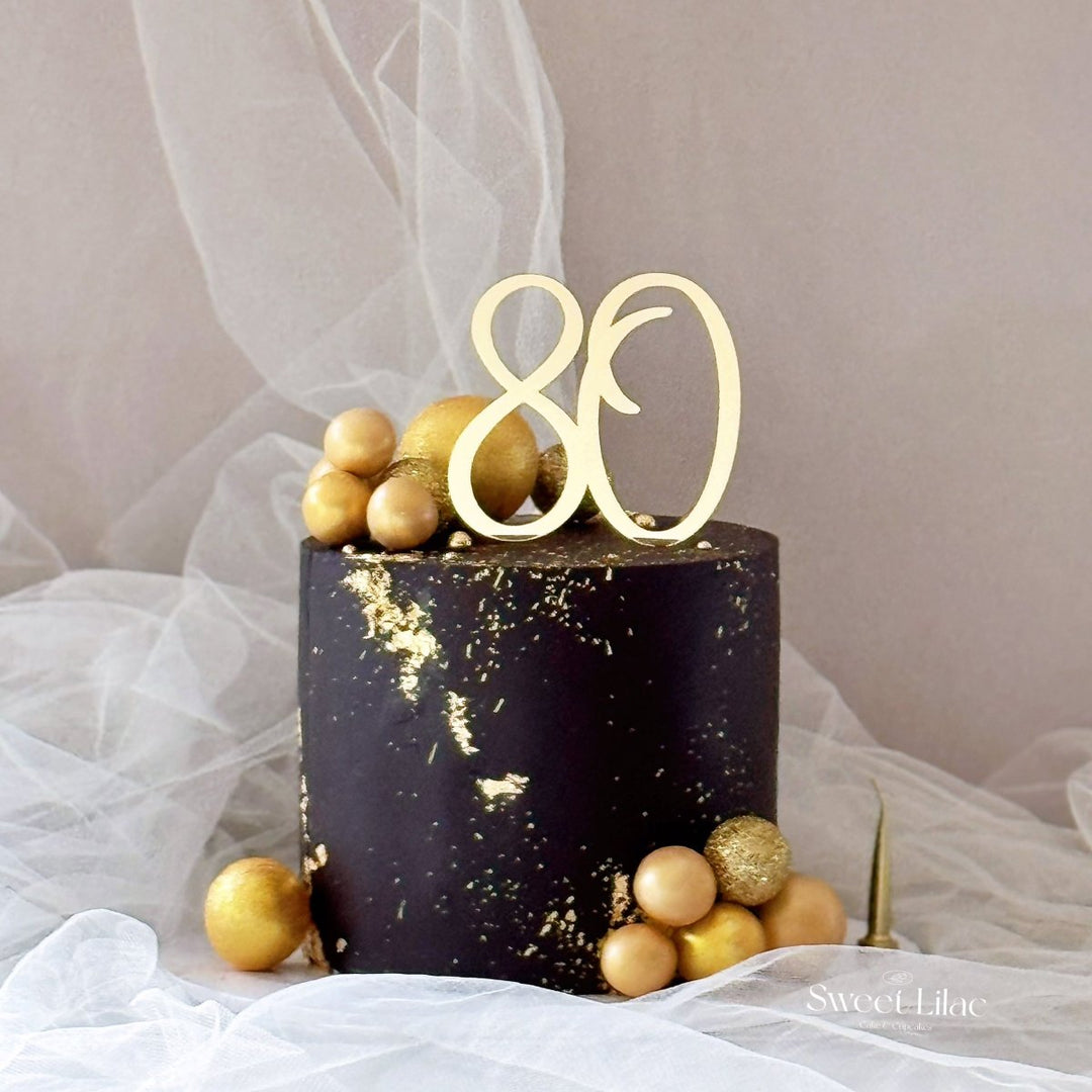 Custom Age Cake Topper