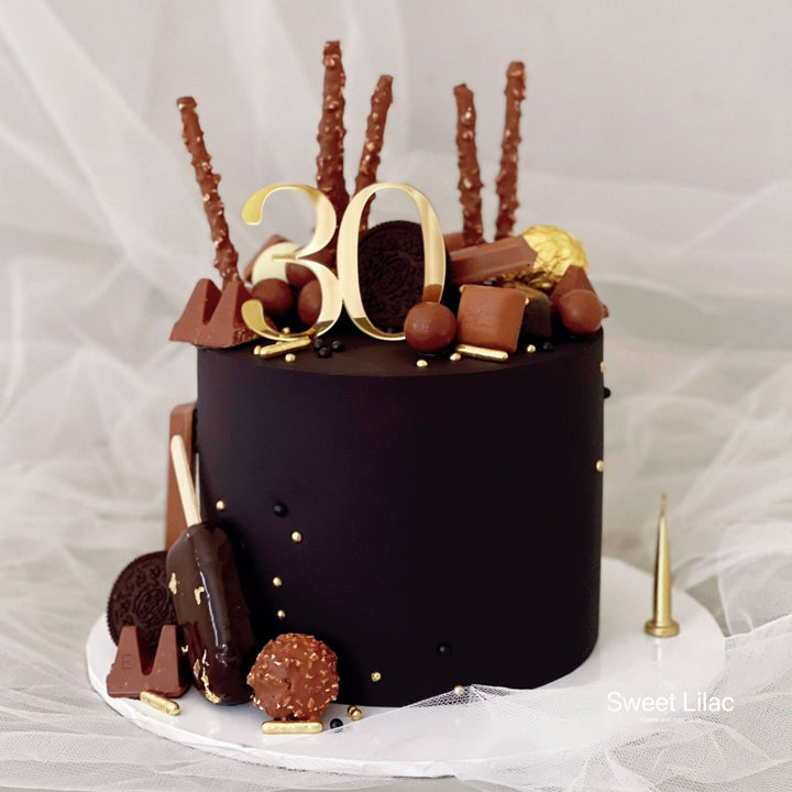 Custom Age Cake Topper or Cake Charm (fropper)