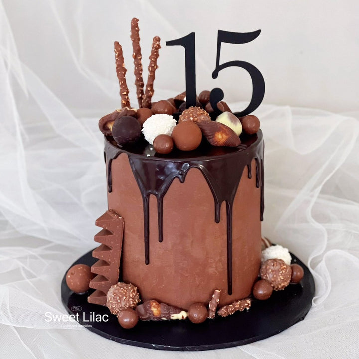 Custom Age Cake Topper or Cake Charm (fropper)