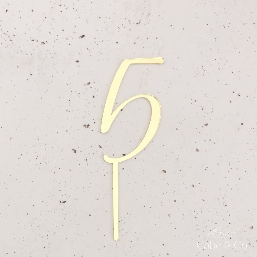 Custom Age Cake Topper or Cake Charm (fropper)