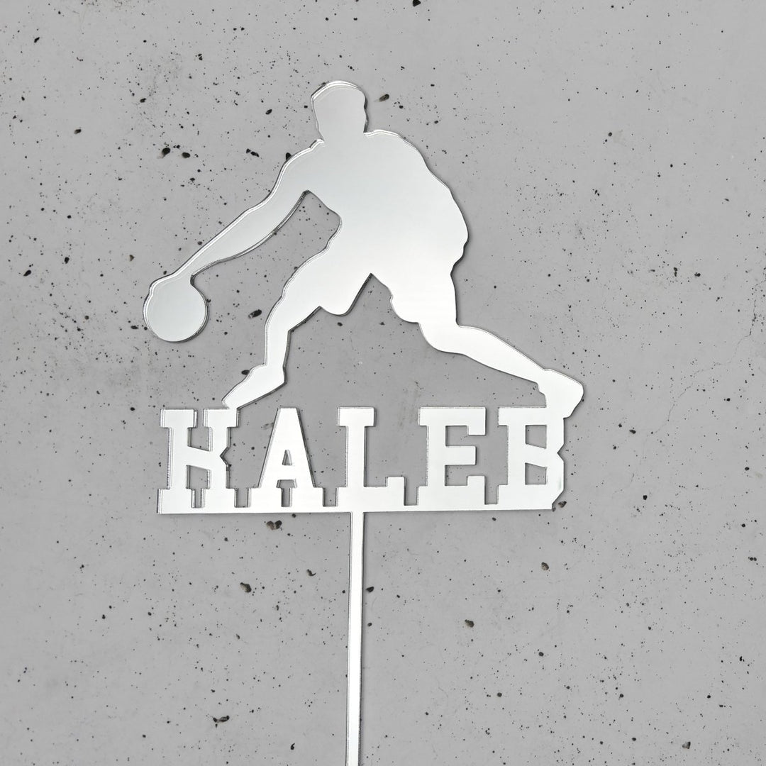 Custom Basketball Player Cake Topper