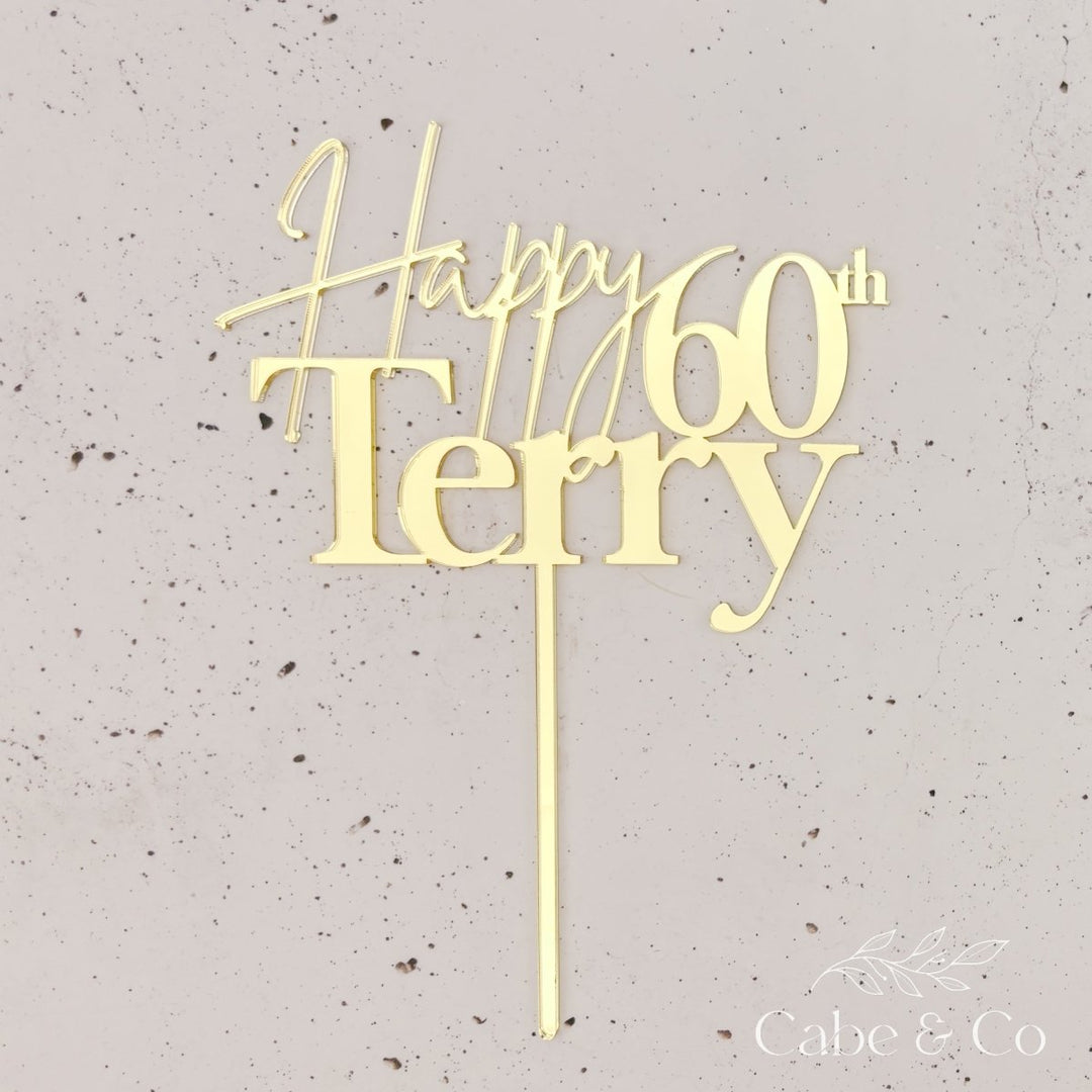 Custom Birthday Cake Topper
