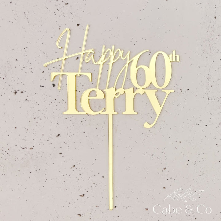 Custom Birthday Cake Topper