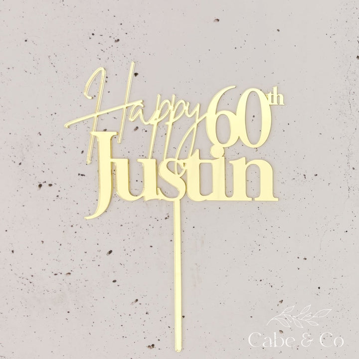 Custom Birthday Cake Topper