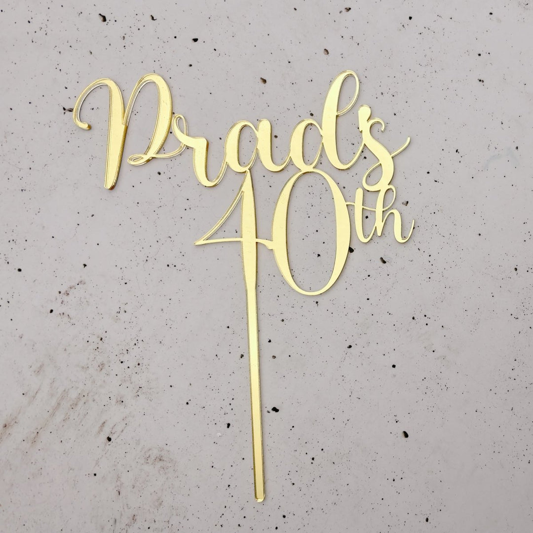 Custom Birthday Cake Topper