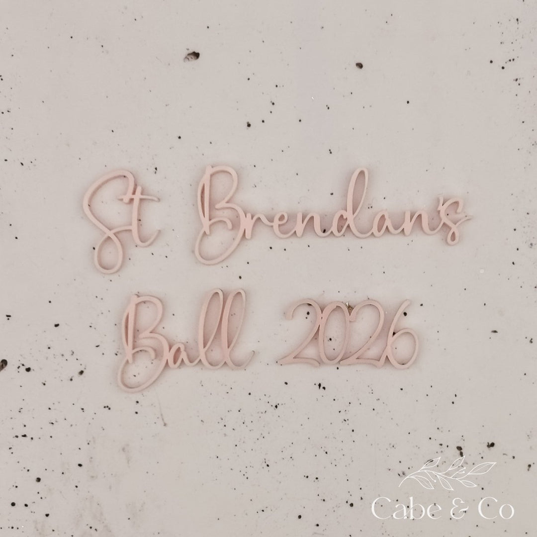 Custom Vintage Cake Charm