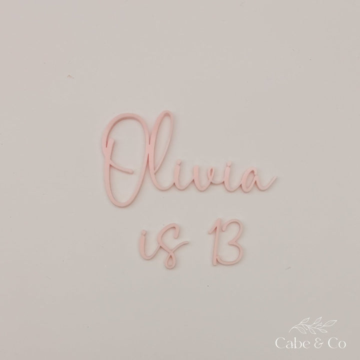 Custom Vintage Cake Charm