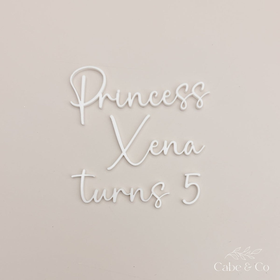 Custom Vintage Cake Charm