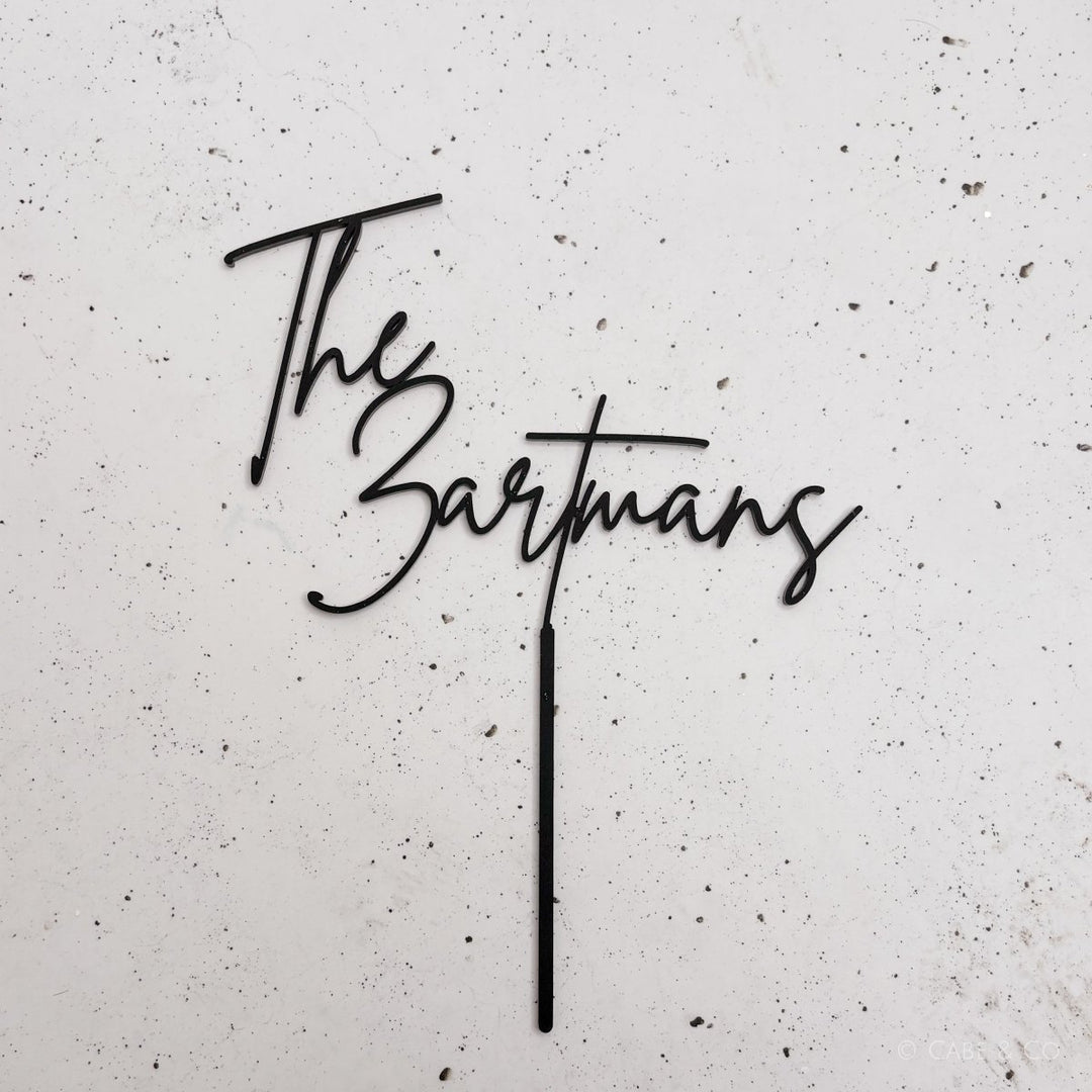 Custom Wedding Cake Topper