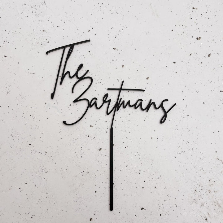 Custom Wedding Cake Topper